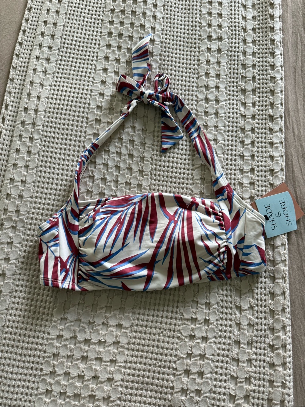 NEW Shade & Shore Halter Bikini Top Size M